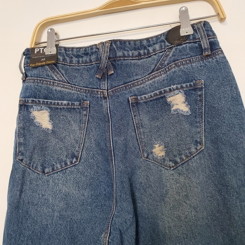 PTCL High Rise Deconstructed Rigid Mom jeans - Picture 3 of 7
